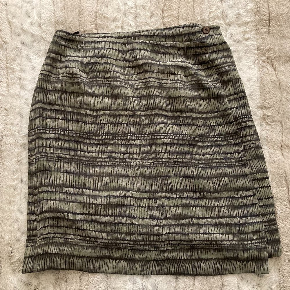 Jones NY Sage Mixed Green Skirt